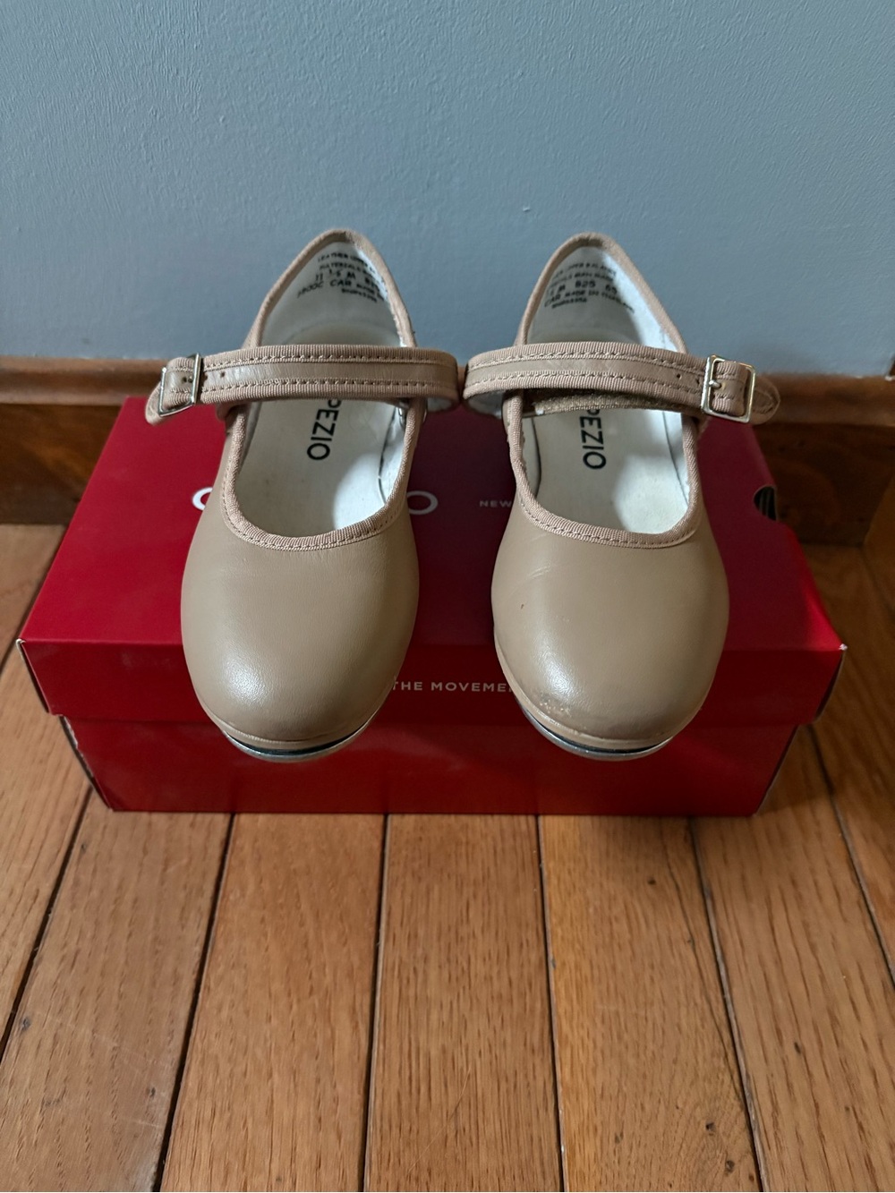 Capezio girls tap shoes with adjustable strap